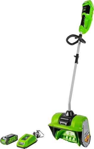 Снегоуборщик GREENWORKS GD40SSK2,  аккумуляторный,  2Ач [2600807ua]